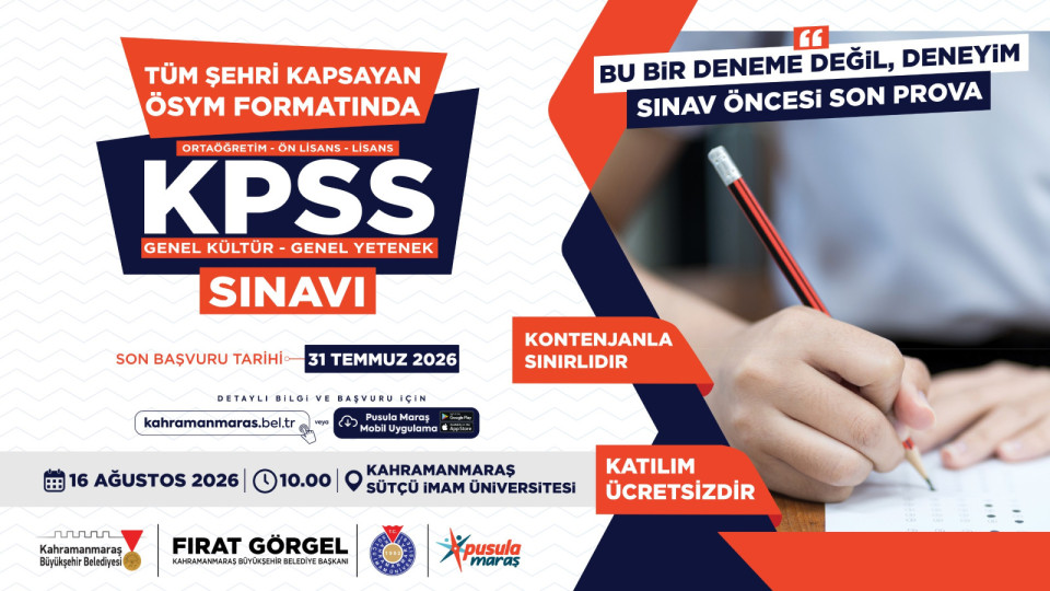Büyükşehir’den KPSS Adaylarına Son Prova Desteği