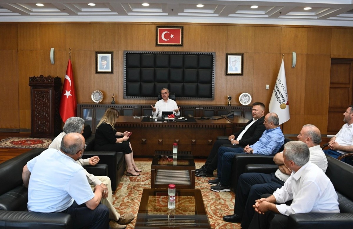 Muhtarlardan Başkan Güngör’e Teşekkür Ziyareti