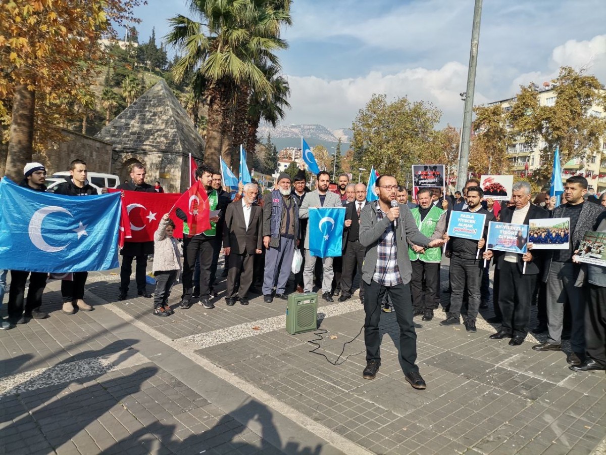 Kahramanmaraş’ta STK’lar Çin’in Doğu Türkistan’a zulmünü protesto etti!