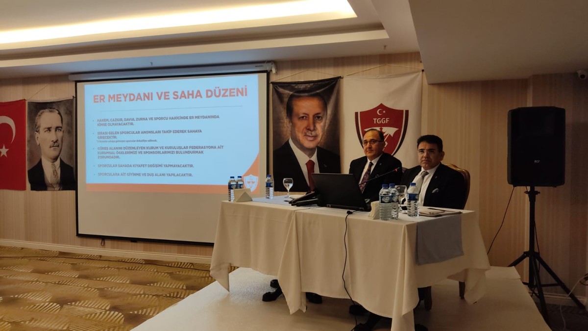 Kahramanmaraş’ta Güreş Çalıştayı düzenlendi
