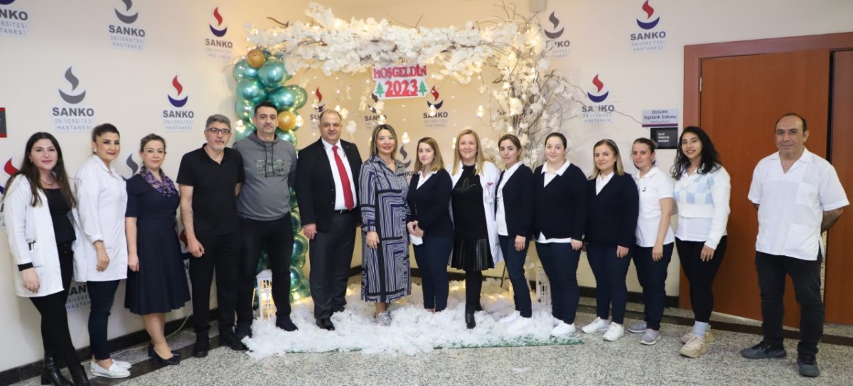SANKO Üniversitesi Hastanesi'nde Yeni Yıl Kutlandı