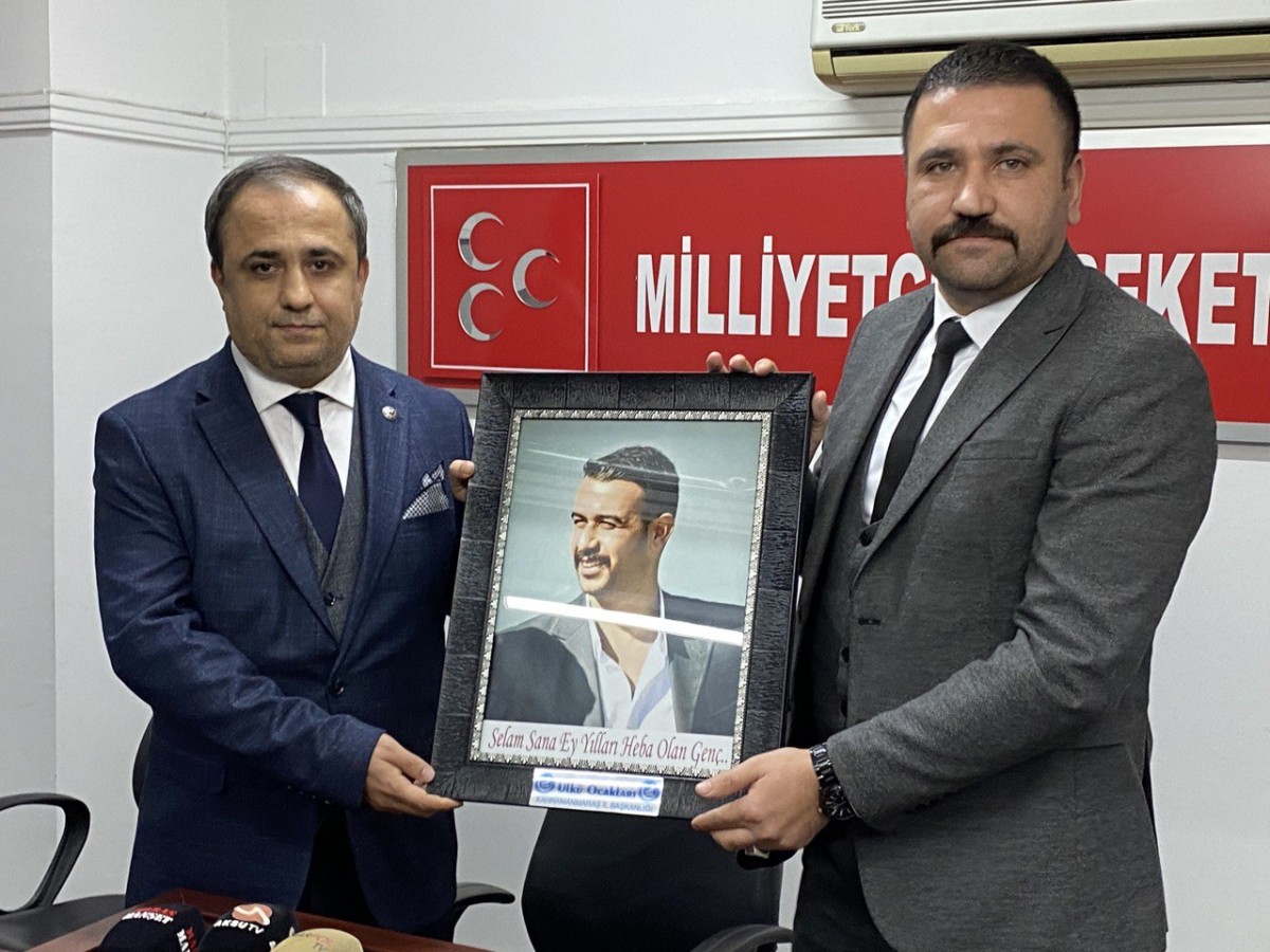 Kahramanmaraş Ülkü Ocakları’ndan MHP İl Başkanı Vahit Demiröz’e tebrik ziyareti 
