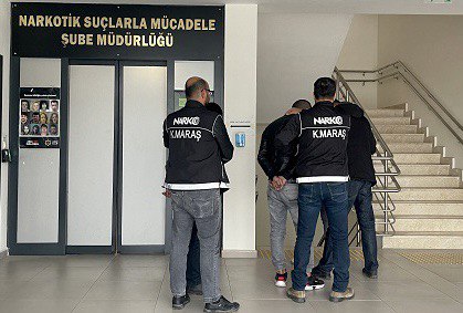 Kahramanmaraş’ta uyuşturucu ticaretinden 3 kişi tutuklandı 