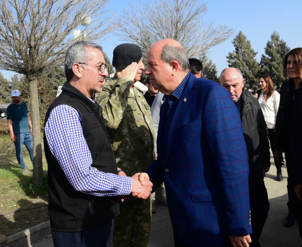 KKTC Cumhurbaşkanı Tatar Kahramanmaraş'ta; “Her Zaman Türkiye’nin Yanındayız”