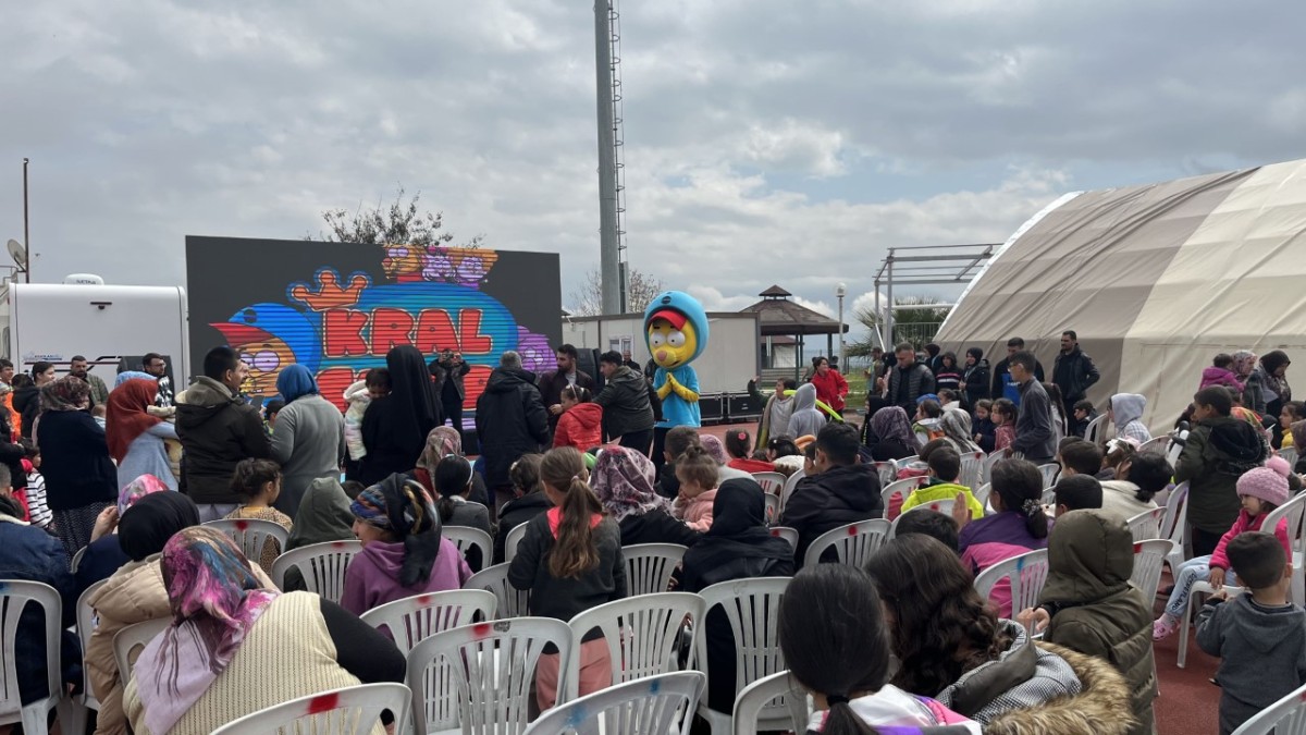 Kahramanmaraş'ta Depremzede Çocuklara Moral Etkinliği