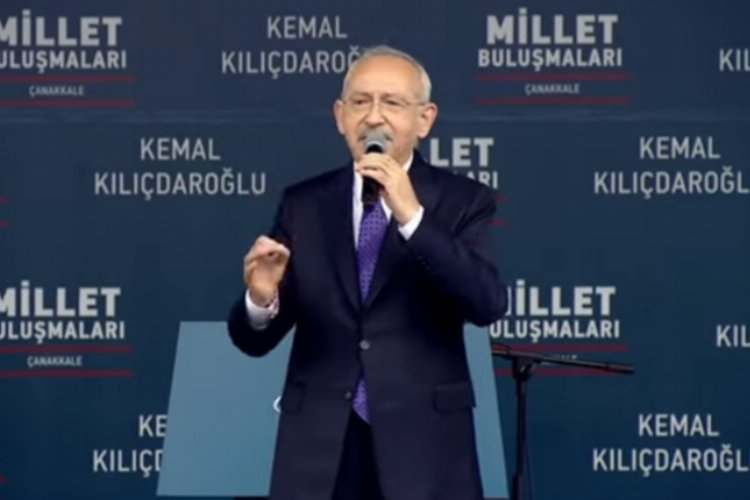 Kılıçardaroğlu Çanakkale'den 'söz' verdi: ″Hayalleriniz Bay Kemal'in hedefi olacak″