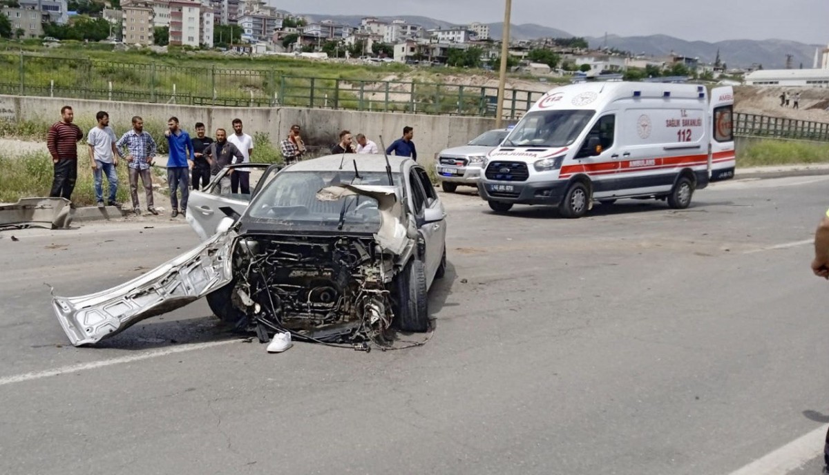 Kahramanmaraş’ta trafik kazası: 1ölü 3 yaralı!