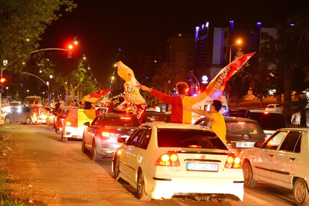Kahramanmaraş’ta Galatasaray'ın şampiyonluğu coşkuyla kutladı