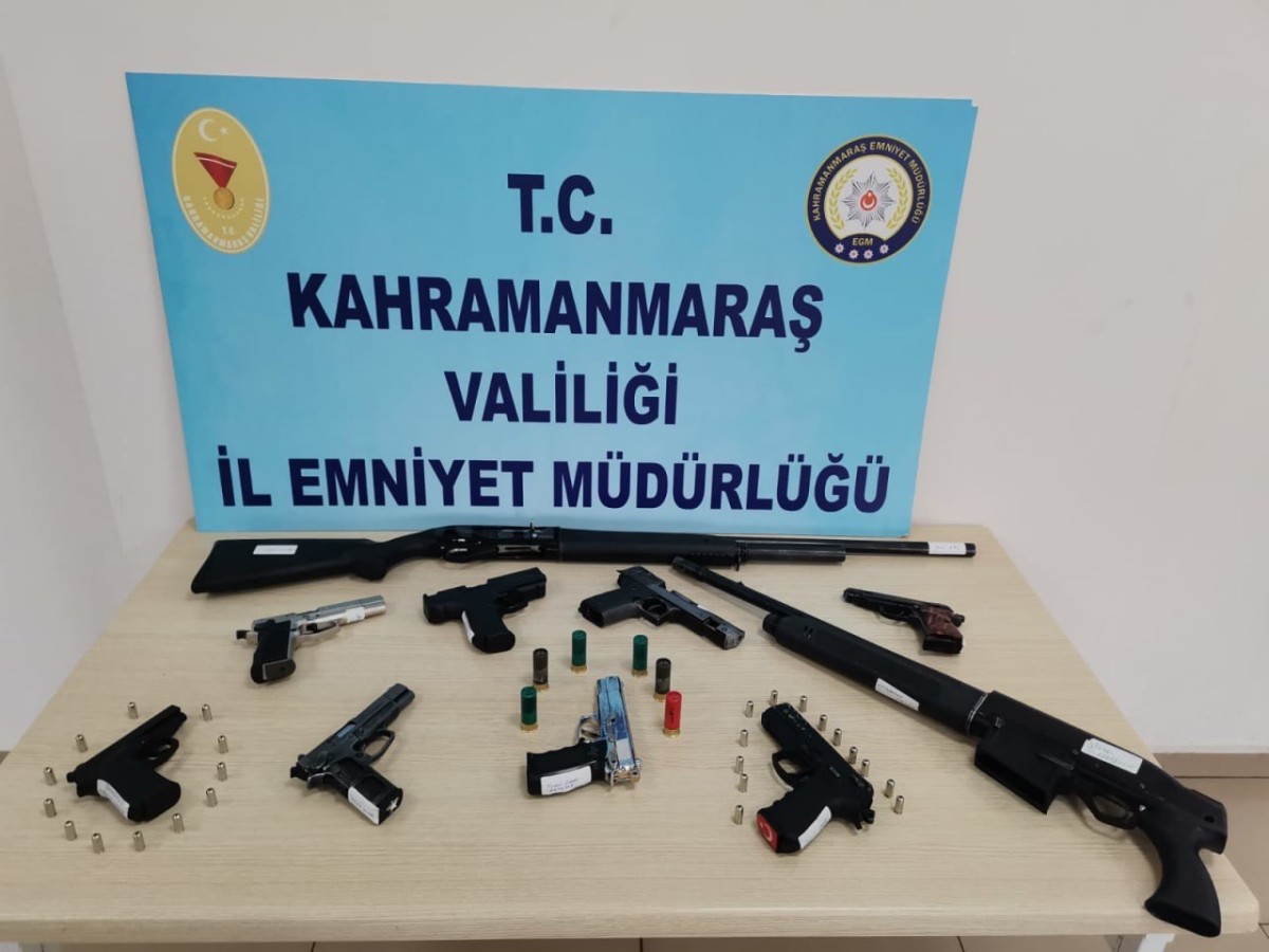 Kahramanmaraş’ta havaya rast gele ateş eden 13 kişi gözaltına alındı 