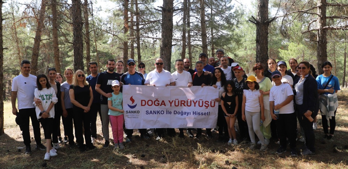 SANKO Üniversitesi Hastanesi'nden Doğa Yürüyüşü Etkinliği