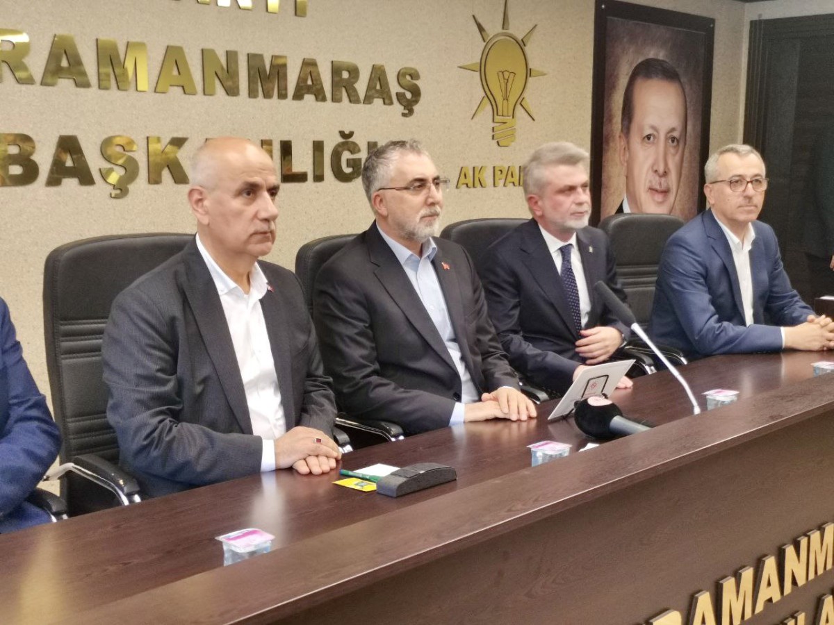Çalışma ve Sosyal Güvenlik Bakanı Işıkhan Kahramanmaraş'ta!