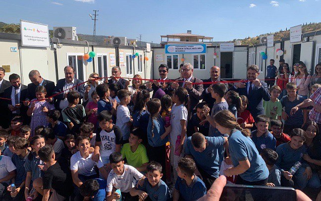 İstiklal Halil Arık Ortaokulu Pazarcık'ta Resmi Açılışı Gerçekleştirildi