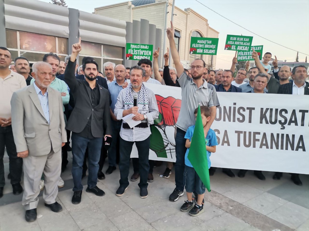 Kahramanmaraş'taki STK'lar Filistin için Bir Araya Geldi