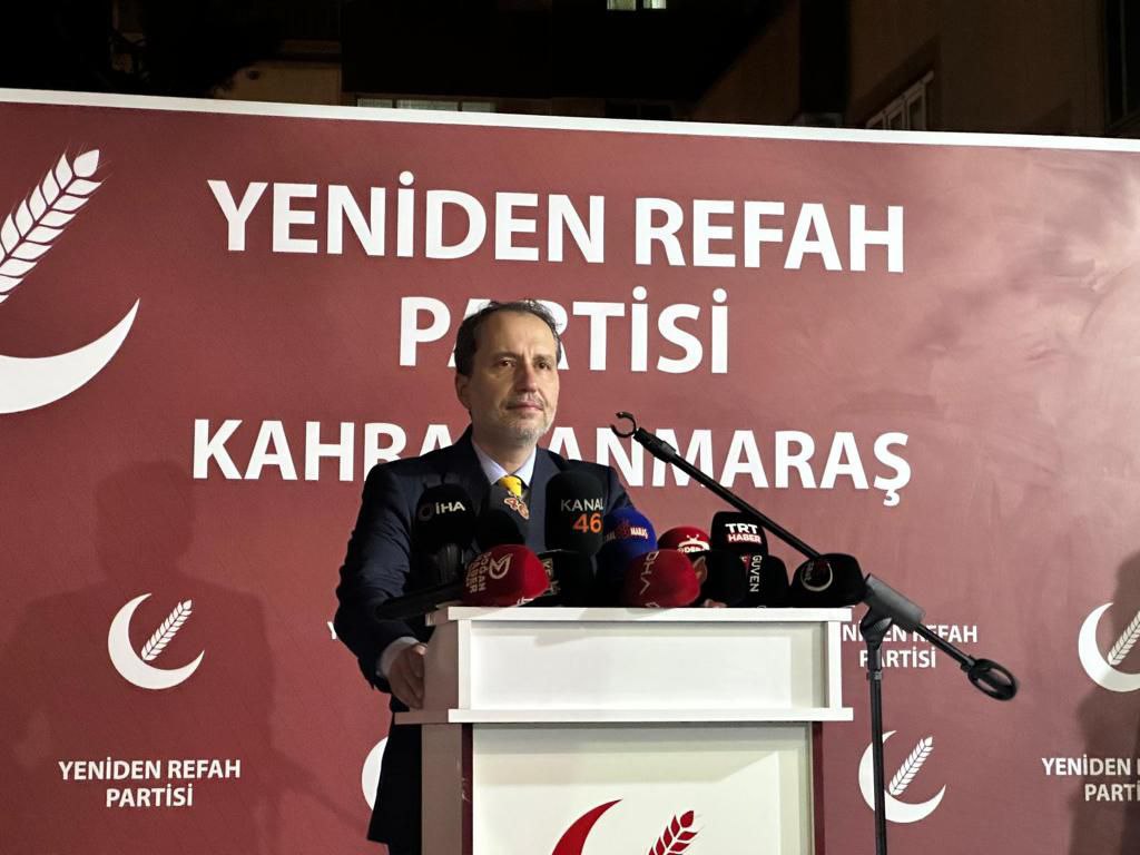 Yeniden Refah Partisi Genel Başkanı Dr. Fatih Erbakan Kahramanmaraş'ta