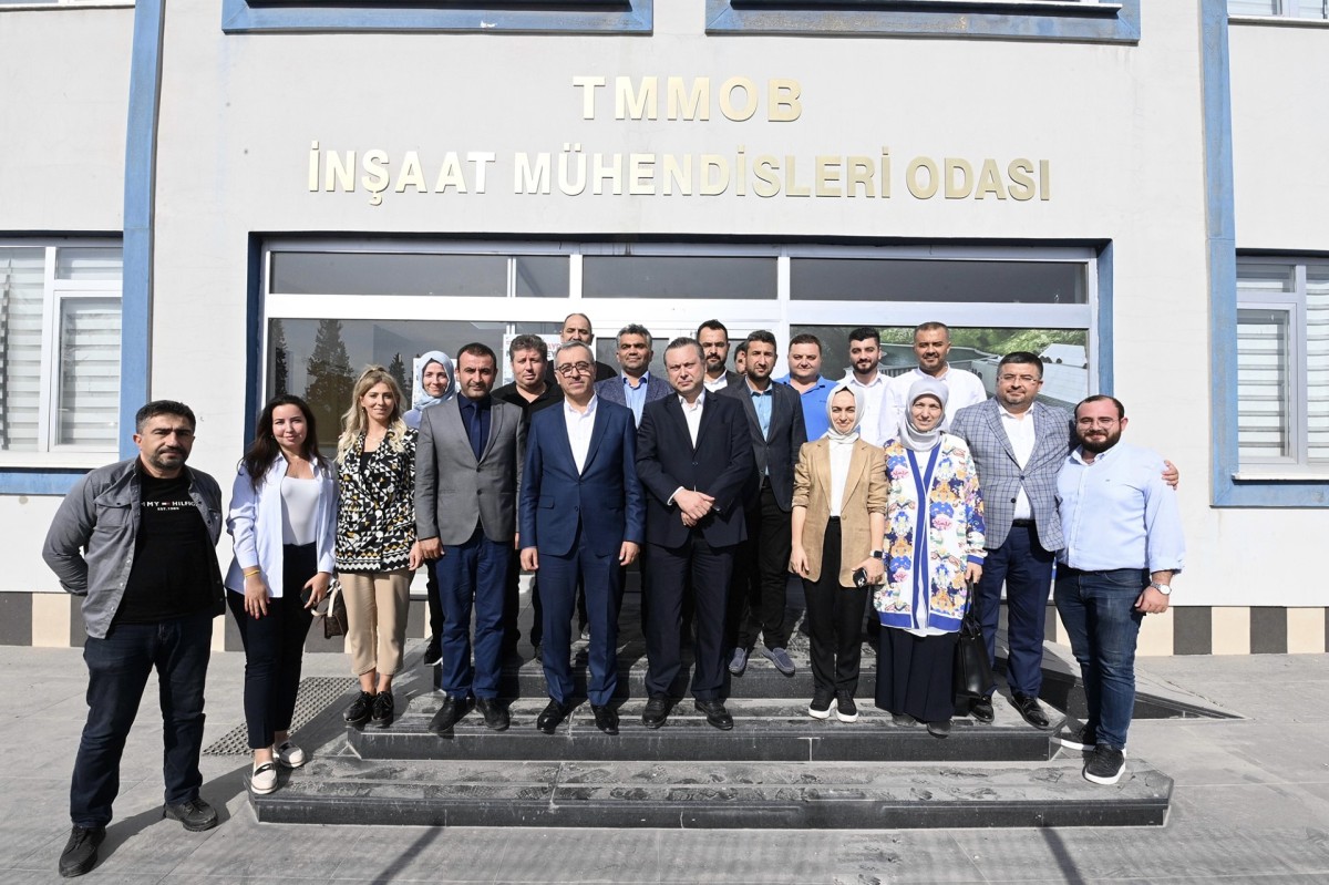 Başkan Güngör, İnşaat Mühendisleri Odası İle İstişarede Bulundu