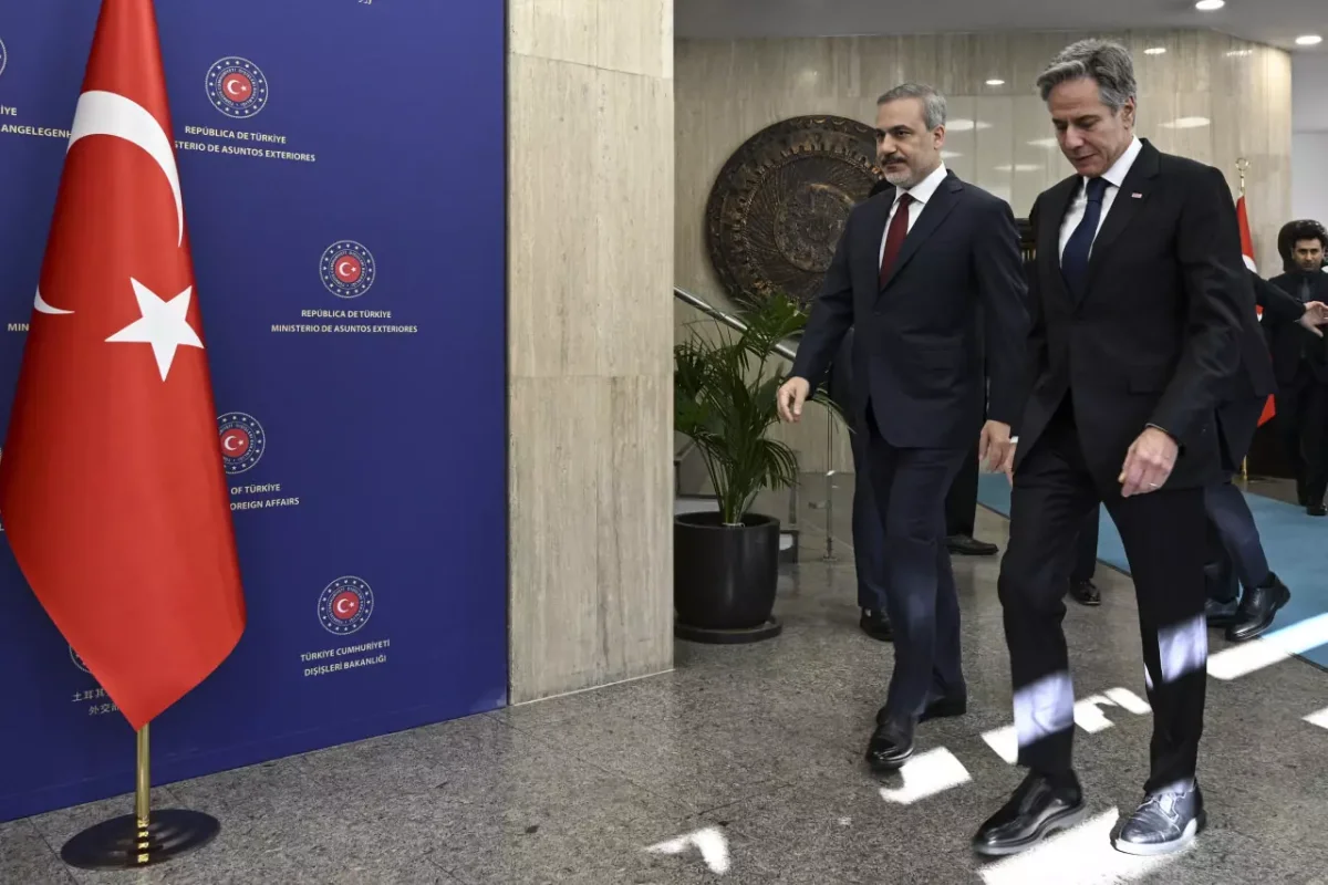 Ankara'da Dışişleri Bakanı Hakan Fidan ile ABD Dışişleri Bakanı Antony Blinken Görüşmesi Sona Erdi