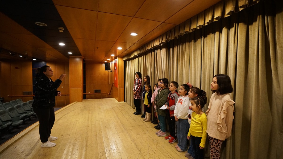 Kahramanmaraş Büyükşehir Belediyesi Çocuk Korosu'nda Eğitimler Hız Kesmeden Devam Ediyor