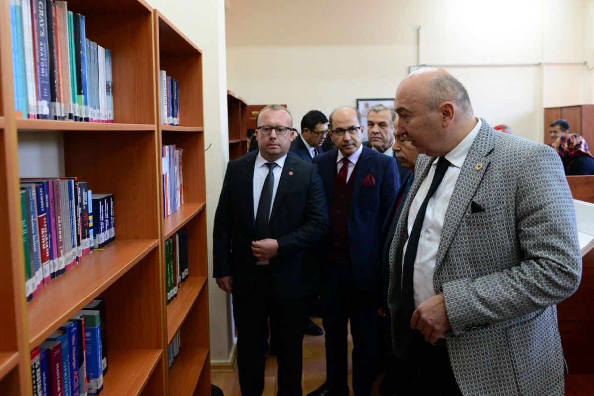 Afşin Sağlık Yüksekokulunda Safiye Hüseyin Elbi Kütüphanesi Açıldı
