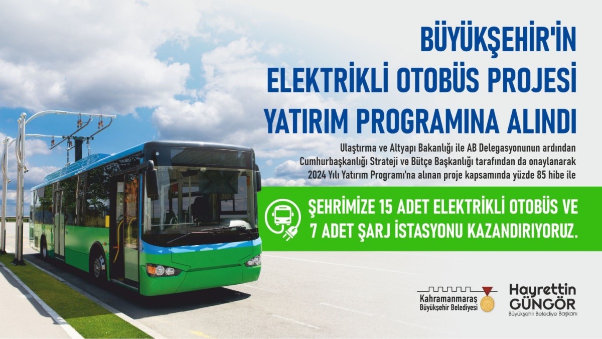 Büyükşehir Belediyesi, Elektrikli Otobüs Projesiyle AB Desteğini Alıyor