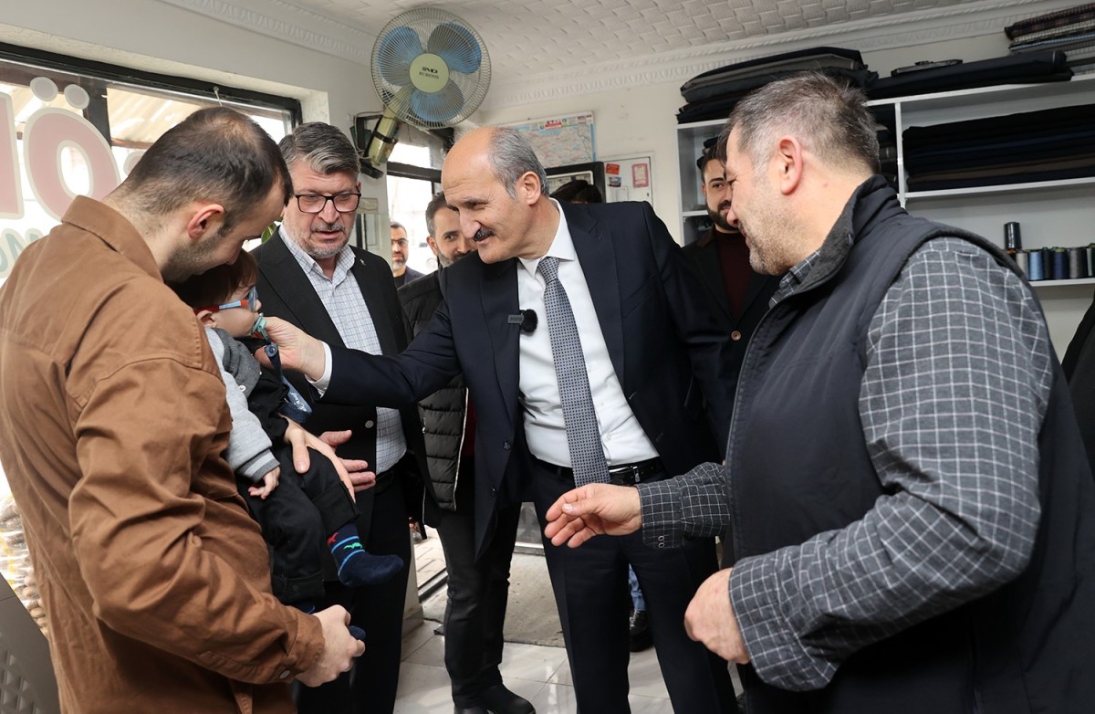 Dulkadiroğlu Belediye Başkanı Okay, Yavuz Selim Caddesi Esnafıyla Buluştu