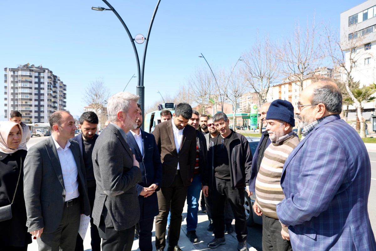 Fırat Görgel, Alparslan Türkeş Bulvarı'nda Esnaf Ziyaretleri ve Projelerini Anlattı