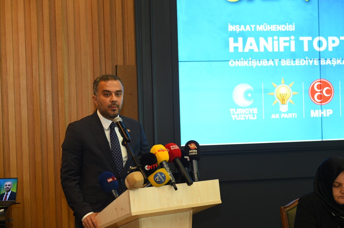 Cumhur İttifakı AK Parti Onikişubat Belediye Başkan Adayı Hanifi Toptaş Projelerini Anlattı